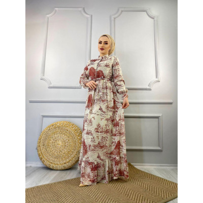 Платье "Полен принт"